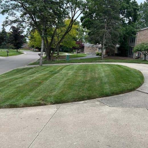 Woolfman Lawn Services on the job in metro Detroit